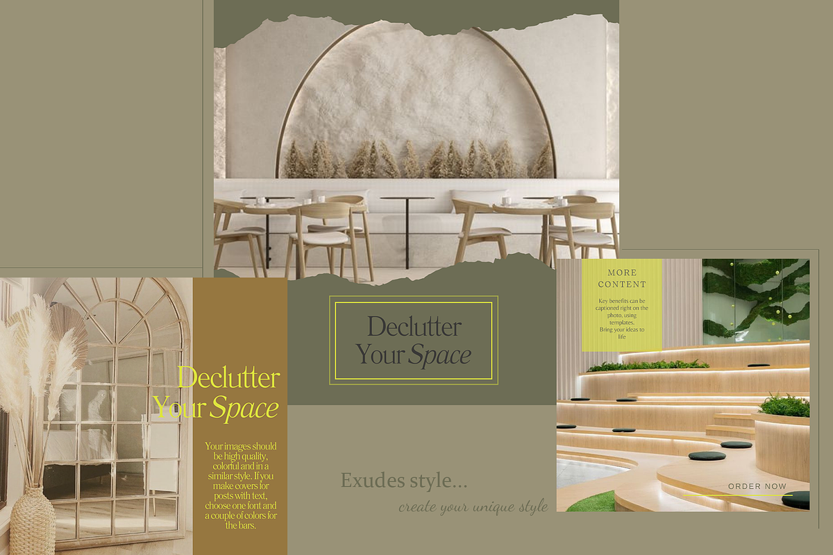 Expressive green Instagram Templates, a Social Media Template by ARGOS SHOP DESIGN (Photo 2 of 9)