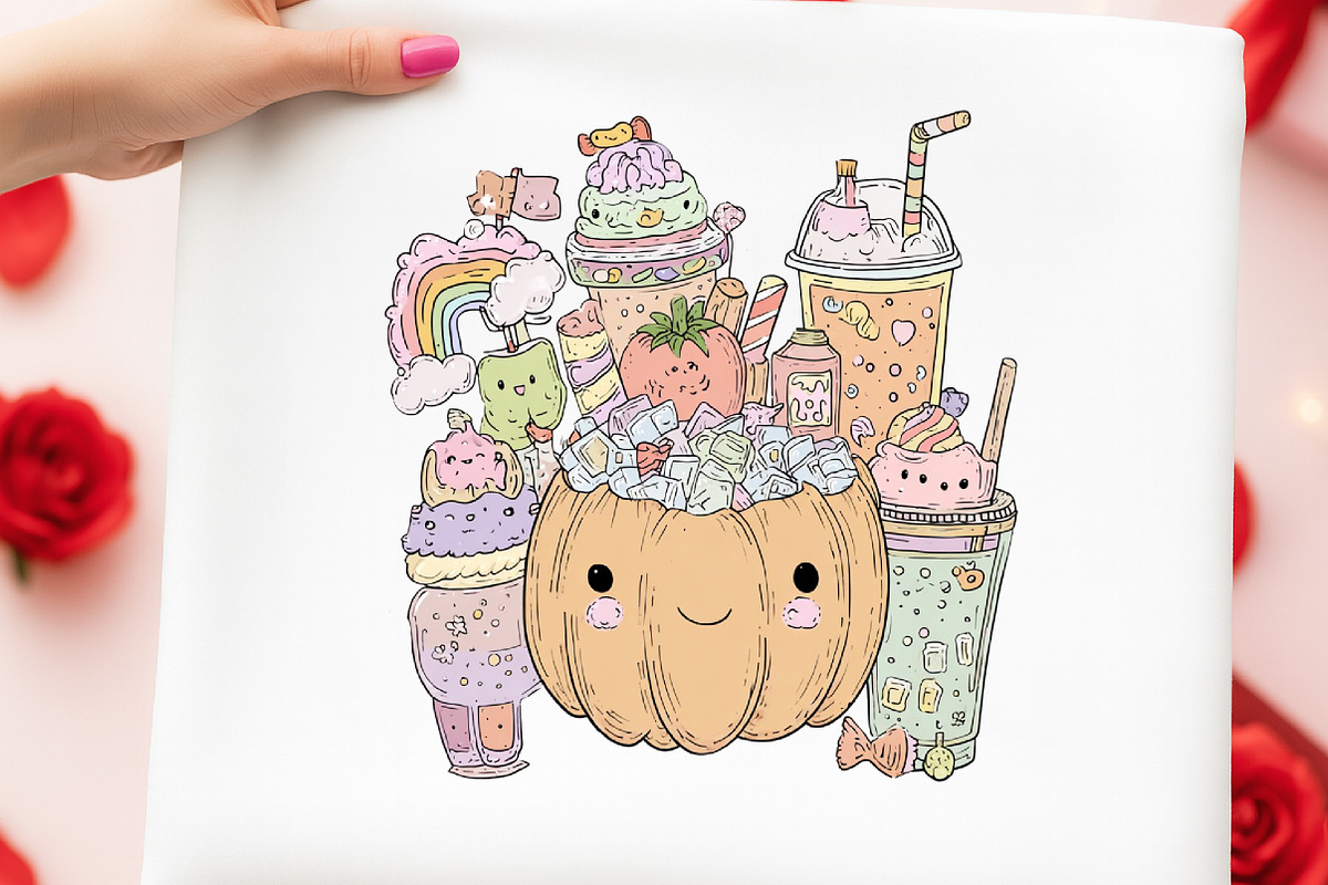 Pastel Spooky Summer Clipart, an Illustration by Digital Artistic99 (Photo 10 of 11)