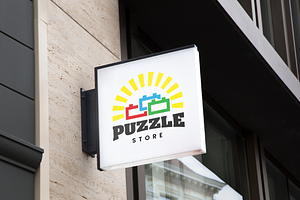 Puzzle Logo Template