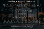 Zhafran, a Script Font by Sibelumpagi Studio (Thumbnail 10 of 11)