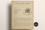 Vintage Recipe Template Canva, a Templates & Theme by OrganizationOasisRo (Thumbnail 1 of 10)