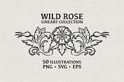 WILD ROSE lineart collection, a Decorative Illustration by heyXeni (Thumbnail 1 of 7)