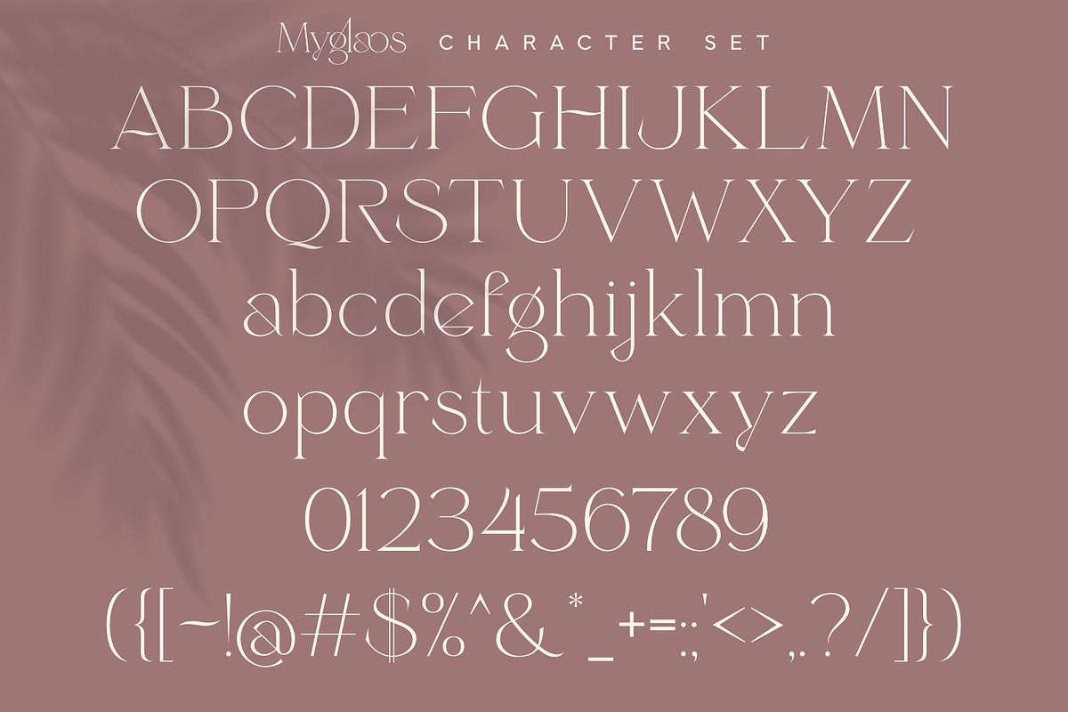 Myglaos | Lovely Elegant Font, a Serif Font by Sealoung (Photo 13 of 14)