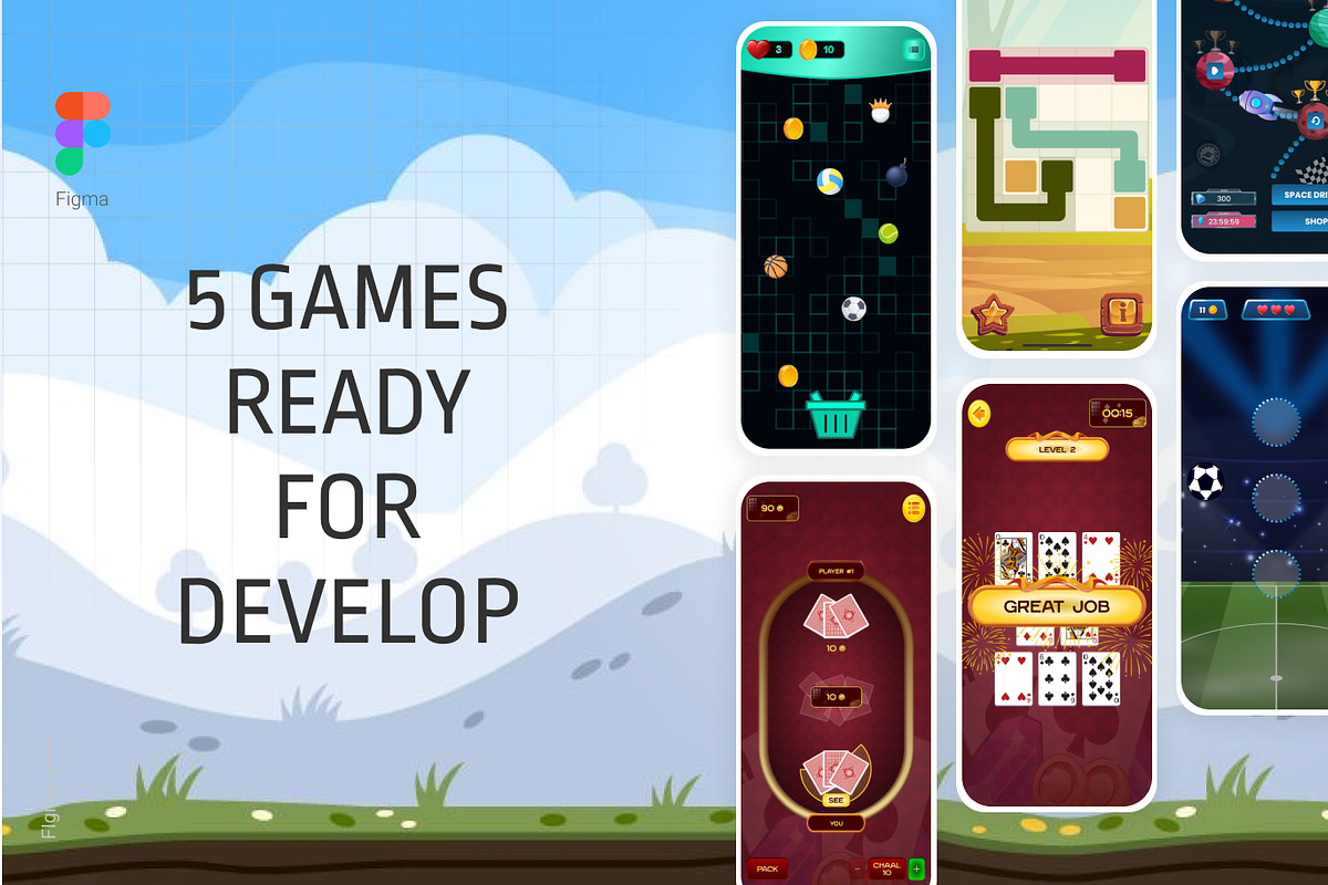5 games ui, an App Template by Shoppie (Photo 1 of 6)