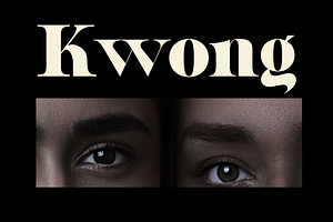 Kwong Display font