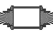 Art Deco Frame SVG Bundle, an Illustration by Creativeshirt (Thumbnail 9 of 31)