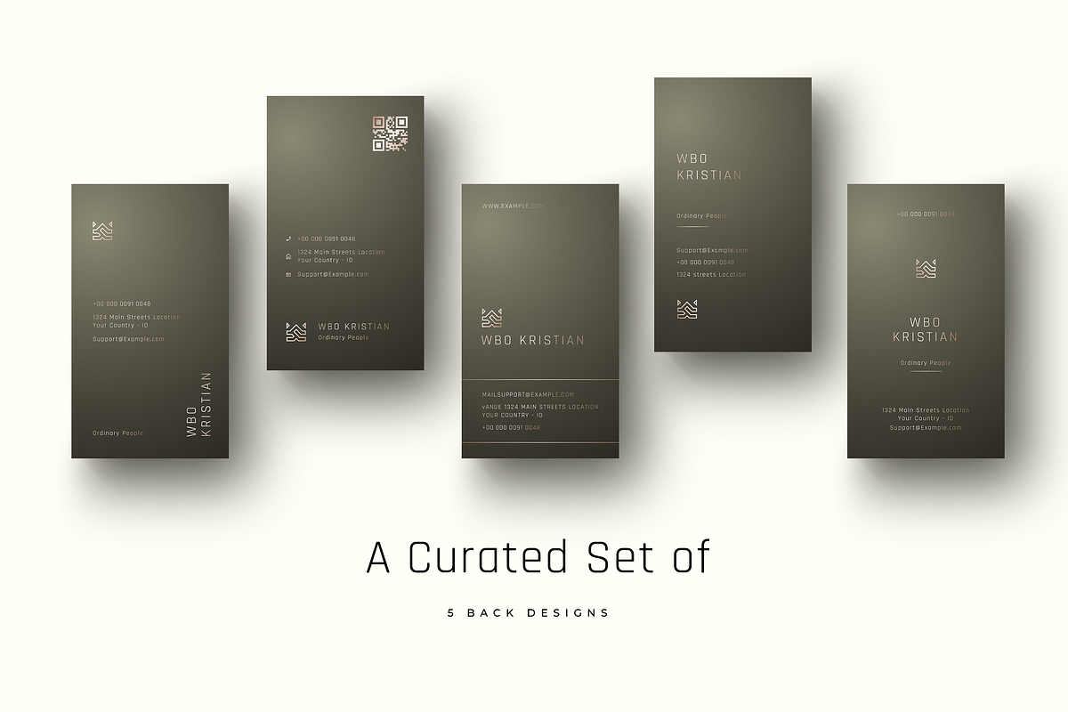 Vangard Business Card - 5 Bundles, a Business Card Template by Ctrl space studio (Photo 2 of 9)