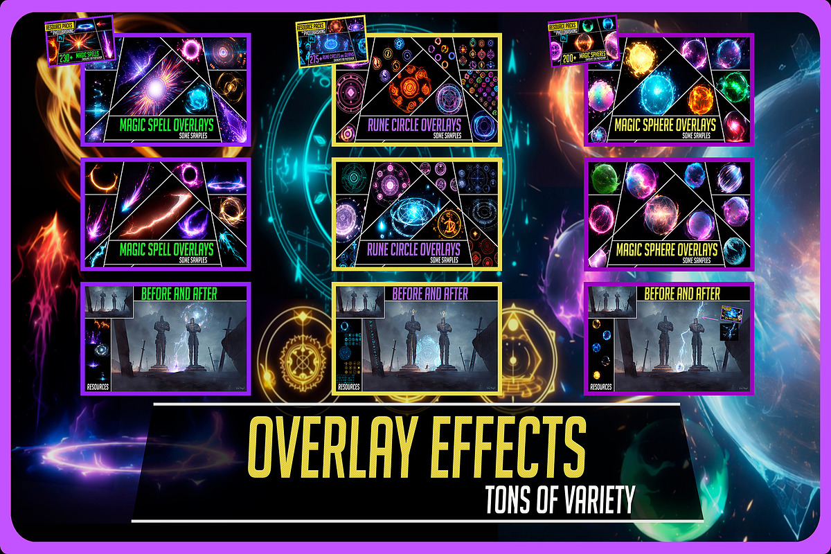 Magic Effects Bundle - 13 Packs, an Object Graphic by Mikel Blazgad (Photo 9 of 21)