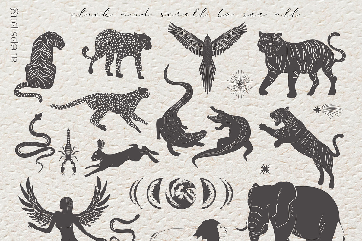 Wild Soul logo & insta stories, an Animal Illustration by Mio Buono (Photo 3 of 14)