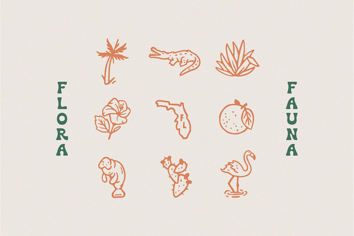 FLORIDA ICON PACK, an Outline Icon by Abby Leighton Studio (Photo 3 of 3)
