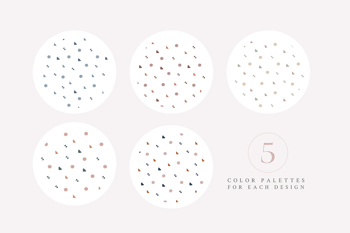 Watercolor Seamless Patterns, a Pattern Graphic by Basia Stryjecka (Photo 6 of 15)