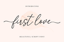 First Love-A Modern Script Font