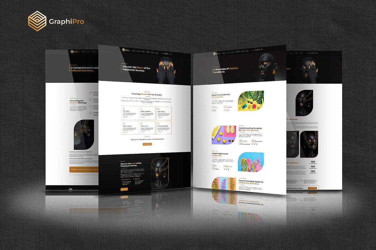 GraphiPro -Digital Elementor Pro Kit, a Websites & App Template by Select Agency Designs (Photo 6 of 8)