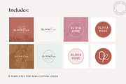 Olivia-Rose Logo Canva Template, a Branding & Logo Template by The Canva Template Shop (Thumbnail 3 of 4)