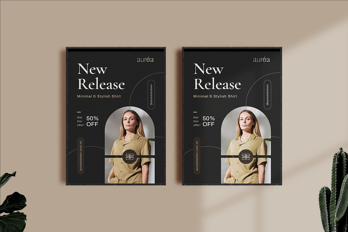 Aurea Fashion - Poster Template, a Poster Template by Fannan Studio (Photo 3 of 3)