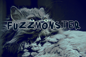 FUZZMONSTER HANDWRITTEN FONT