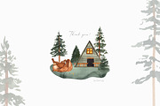 Sleeping FOREST. Watercolor animals, an Animal Illustration by Ooh Lily (Thumbnail 18 of 18)