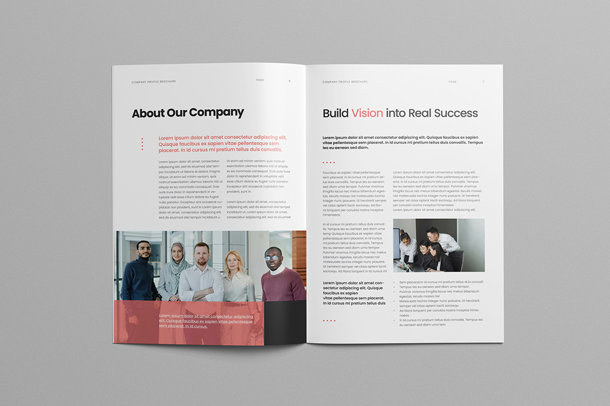 Company Profile Template | MS Word, a Brochure Template by HiveArts (Photo 4 of 9)