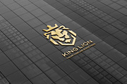 Geometric King Lion Logo, a Branding & Logo Template by YUDesignStore (Thumbnail 3 of 10)