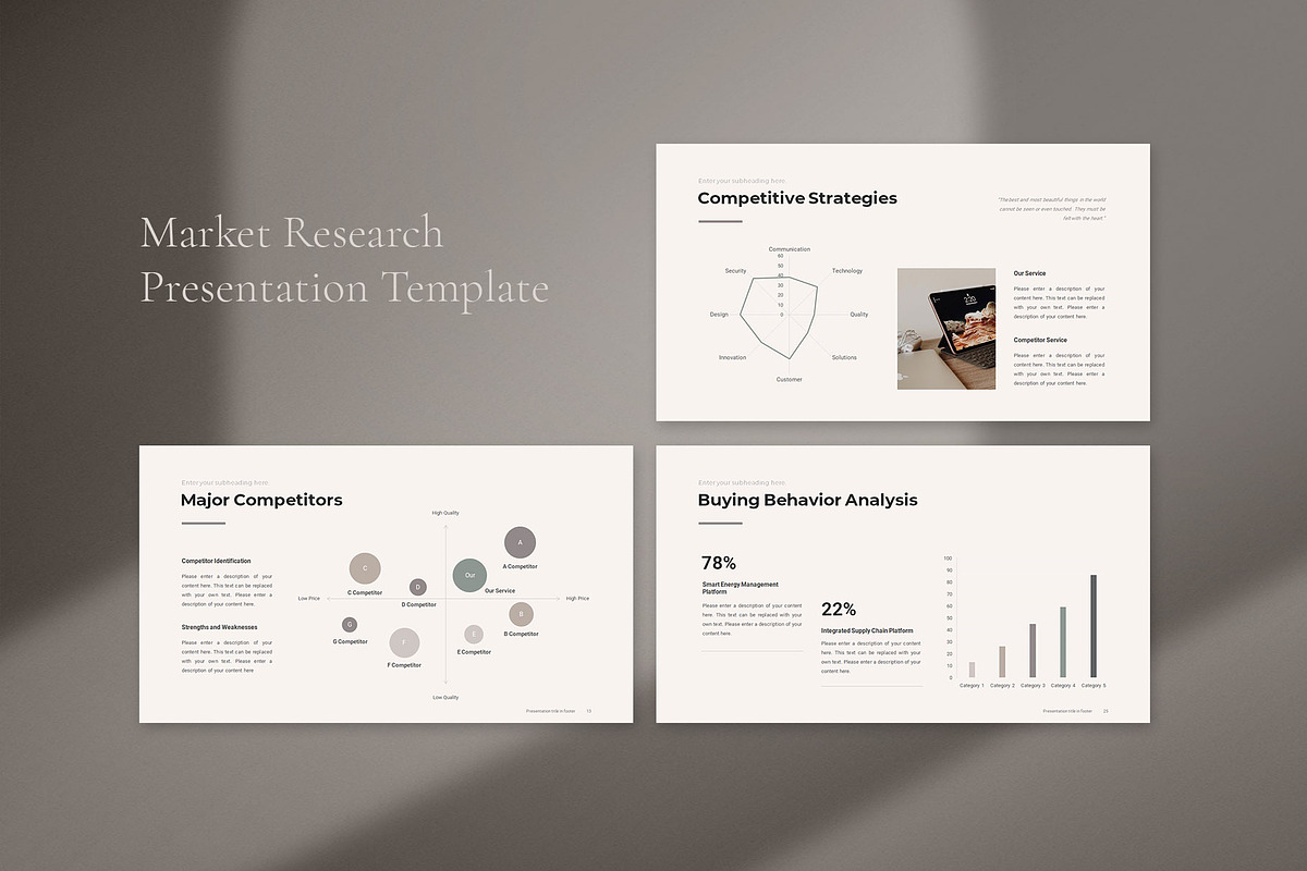 Market Research Presentation, a Presentation Template by CreativityForest (Photo 2 of 9)