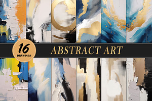 Abstract Oil Painting Pattern