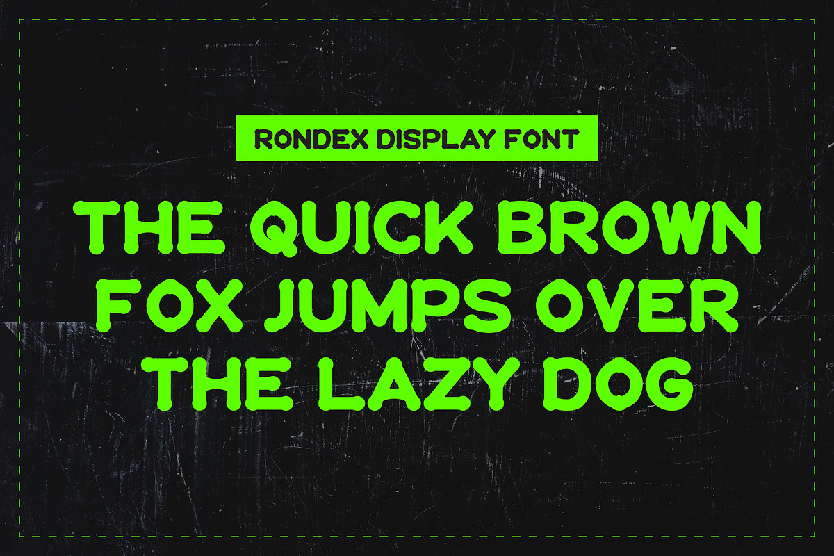 Rondex Display Font, a Font by Artonix (Photo 3 of 6)