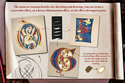 Medieval Manuscript Creator Kit, a Brush Add-On by Letter Elfa Studio (Thumbnail 3 of 9)