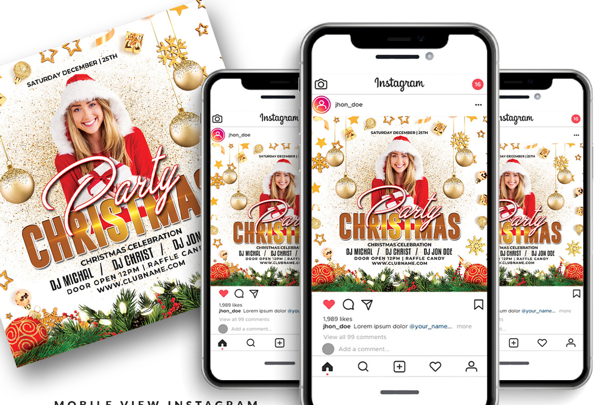 Christmas Flyer, a Flyer Template by AfzaalGraphics (Photo 2 of 2)