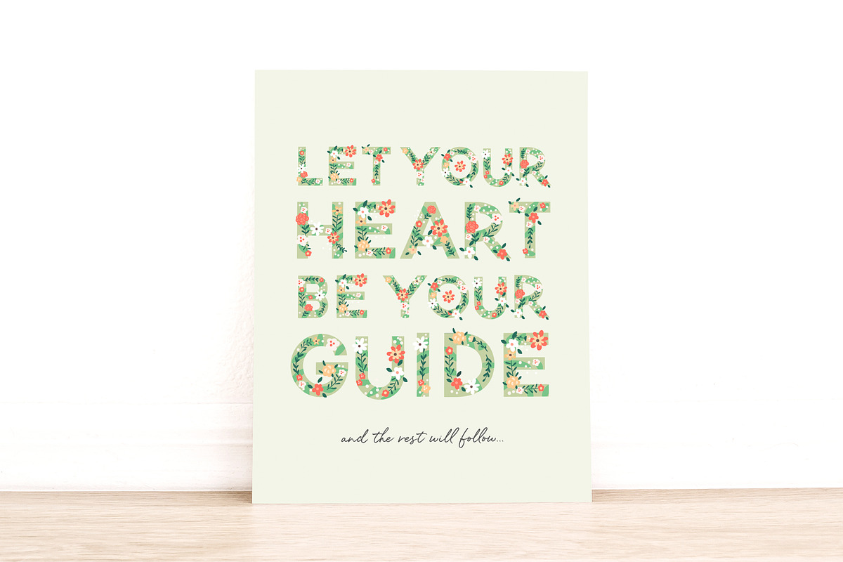NEW! FLEURO Colour Font :) preview 6