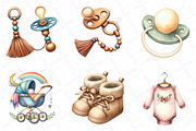 Neutral Boho Baby Shower Doodle Clip, an Illustration by DreamPrint404 (Thumbnail 2 of 6)