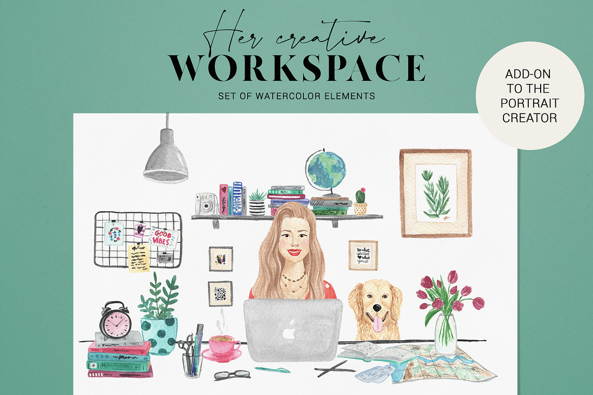 Workspace creator set, a Technology Illustration by SoNice (Photo 1 of 6)