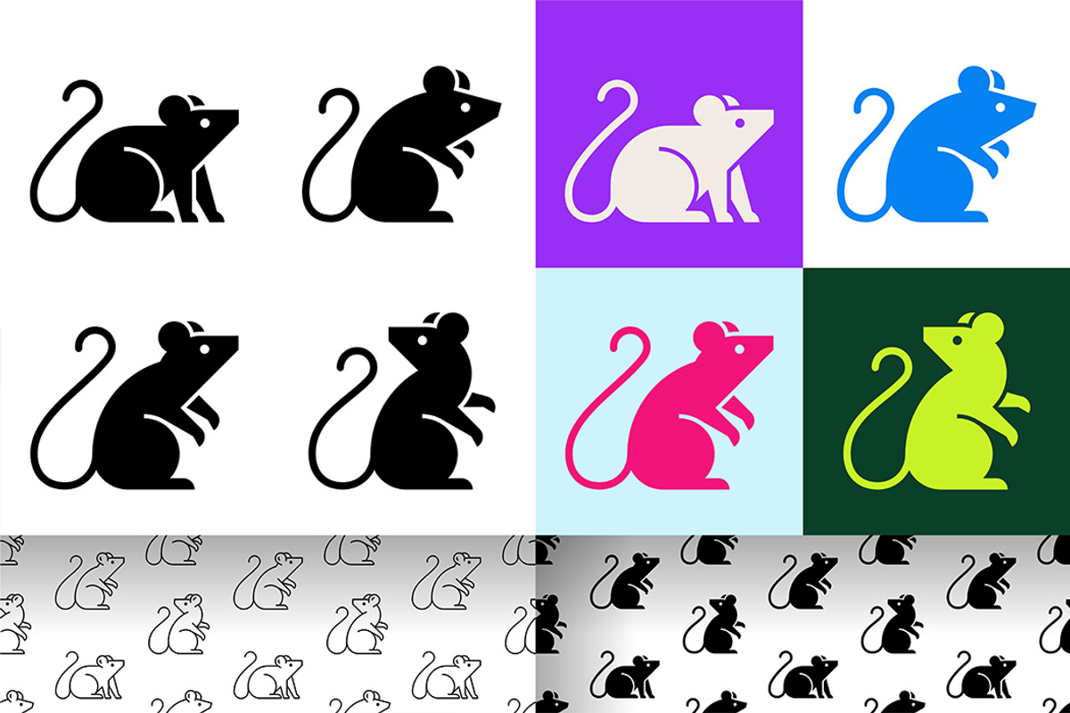Rat Logo, a Graphic by NataliiaVolyk (Photo 1 of 6)