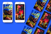 Neon Instagram Story, a Social Media Template by Meknya (Thumbnail 4 of 5)