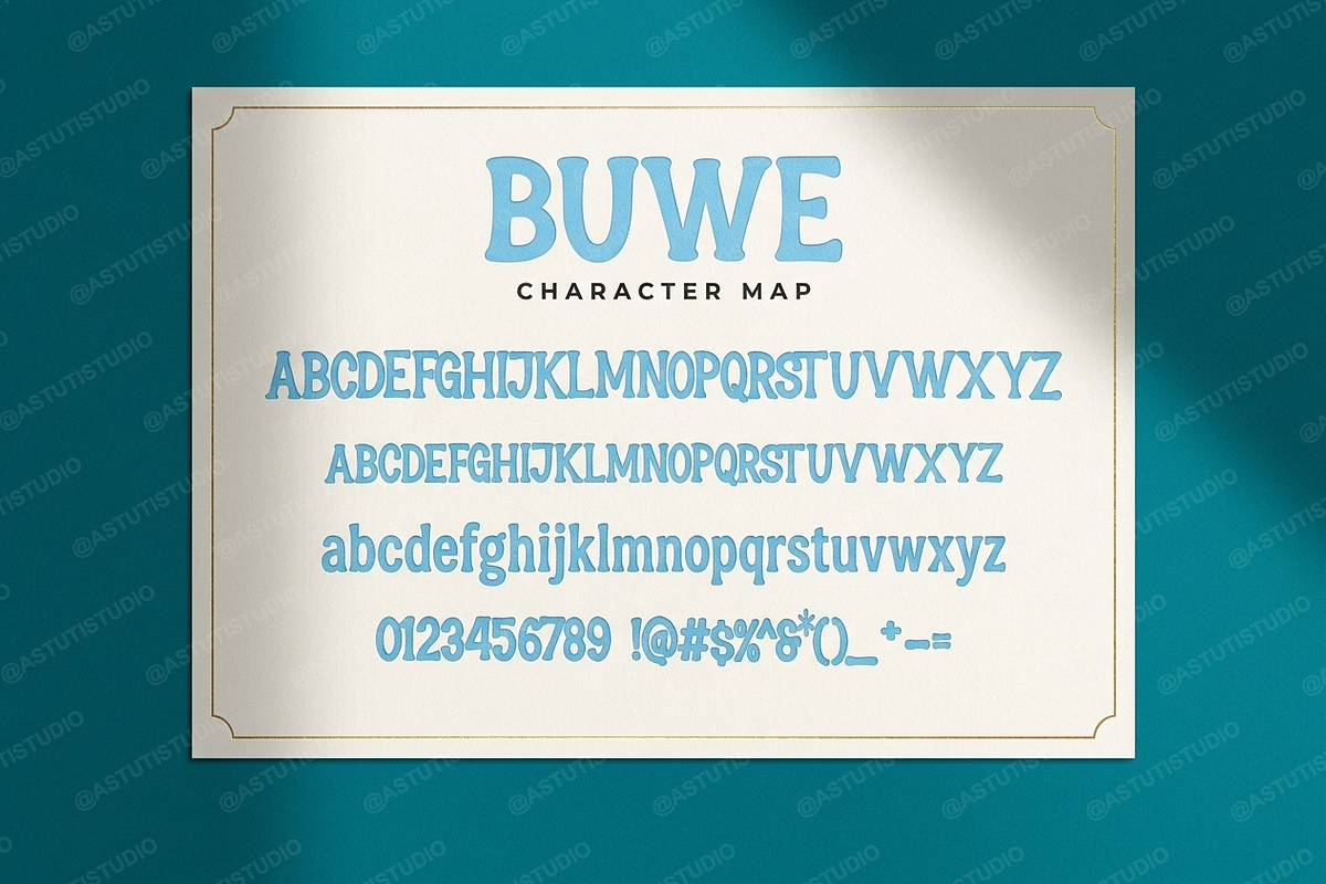 Buwe - Elegant Display Serif, a Sans Serif Font by Astuti Studio (Photo 2 of 26)