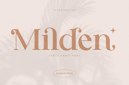 Milden | Fancy Serif Font