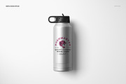 S. Steel 32 oz. Water Bottle Mockup, a Product Mockup by creatsy5 (Thumbnail 4 of 12)