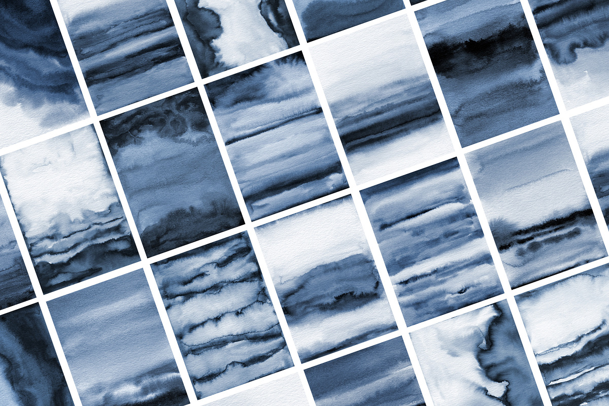NordicBlues Watercolor Pack, a Texture Graphic by Marmoris.Arts (Photo 24 of 24)