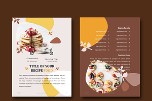 RecipeBook Template Cookbook Keynote