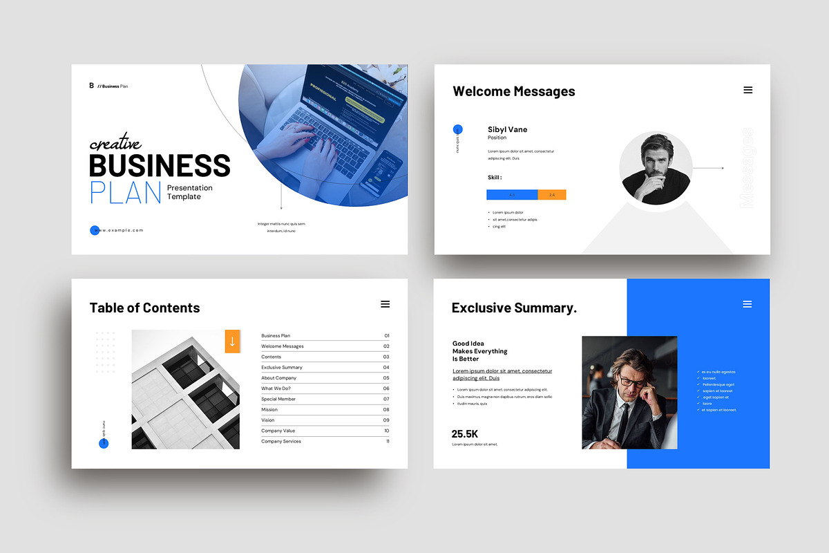 Business Plan Presentation Template, a Presentation Template by Studio_Clarity (Photo 2 of 5)