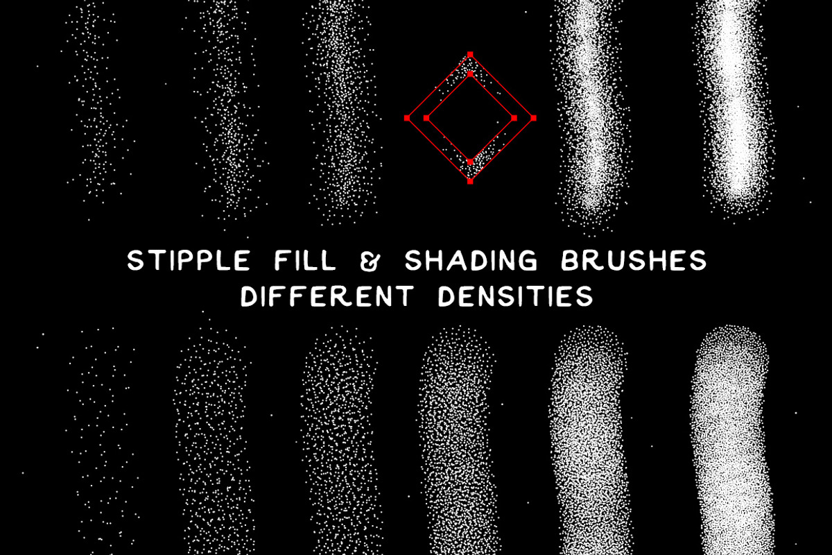 Stipple Master AI & PS Brushes pic1