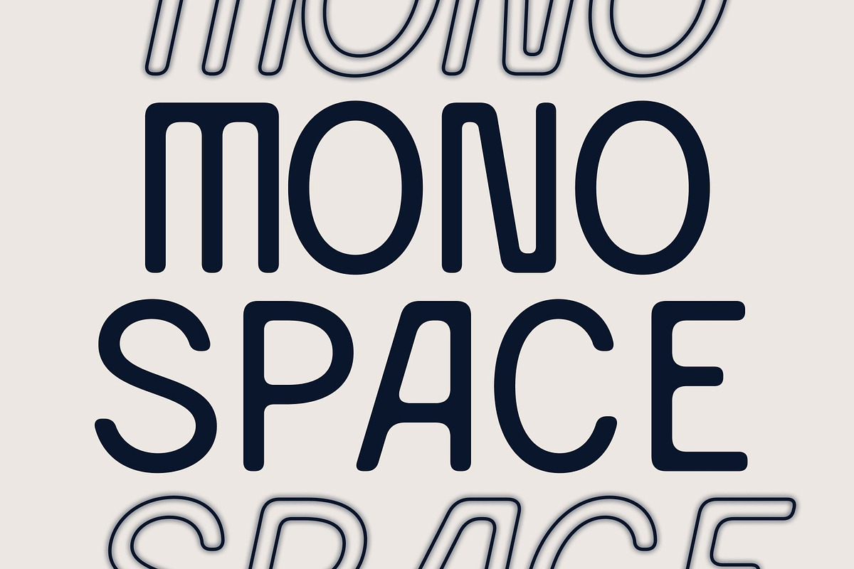CS Daine Mono Rounded, a Sans Serif Font by Craft Supply Co. (Photo 6 of 8)