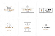 Minimal logo collection, a Branding & Logo Template by Optimistic shop (Thumbnail 2 of 3)