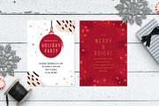 HOLIDAY PARTY TEMPLATES, an Invitation Template by Pixejoo (Thumbnail 3 of 6)