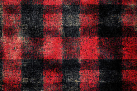 Red and black grunge plaid fabric te, a Background Photo by Pixeness