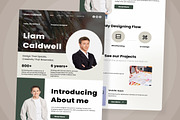 Liam - Portfolio Landing Page, a Landing Page Template by twinstd (Thumbnail 4 of 5)