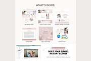 Systeme.io Blush Branding Paid Call, a Landing Page Template by Hayley's Digital Hub (Thumbnail 3 of 10)