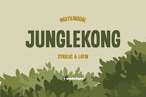 Junglekong Cute Display Font