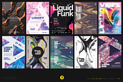 Liquid Funk Party Flyers Bundle, a Flyer Template by pixelsao (Thumbnail 2 of 3)