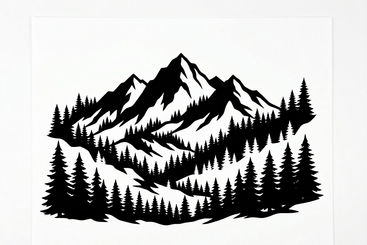 Majestic Pine Trees SVG, a Finance Illustration by Amazin_art (Photo 27 of 32)