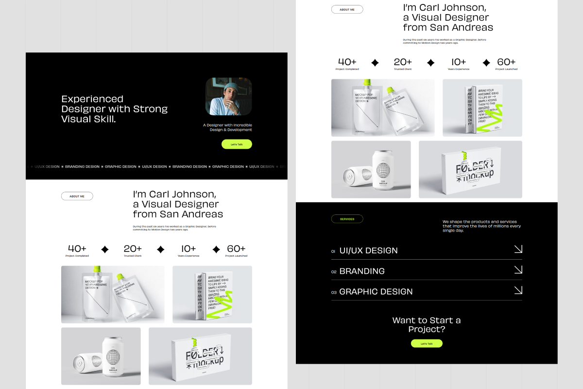 Designer Portfolio Squarespace Web, a Squarespace Template by bonjourdsgnco (Photo 4 of 11)